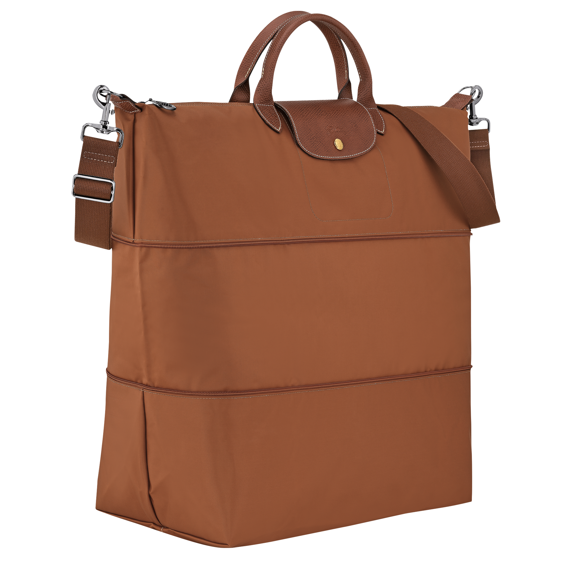 לונגשאמפ תיק נסיעות מתרחב Le Pliage Original חום