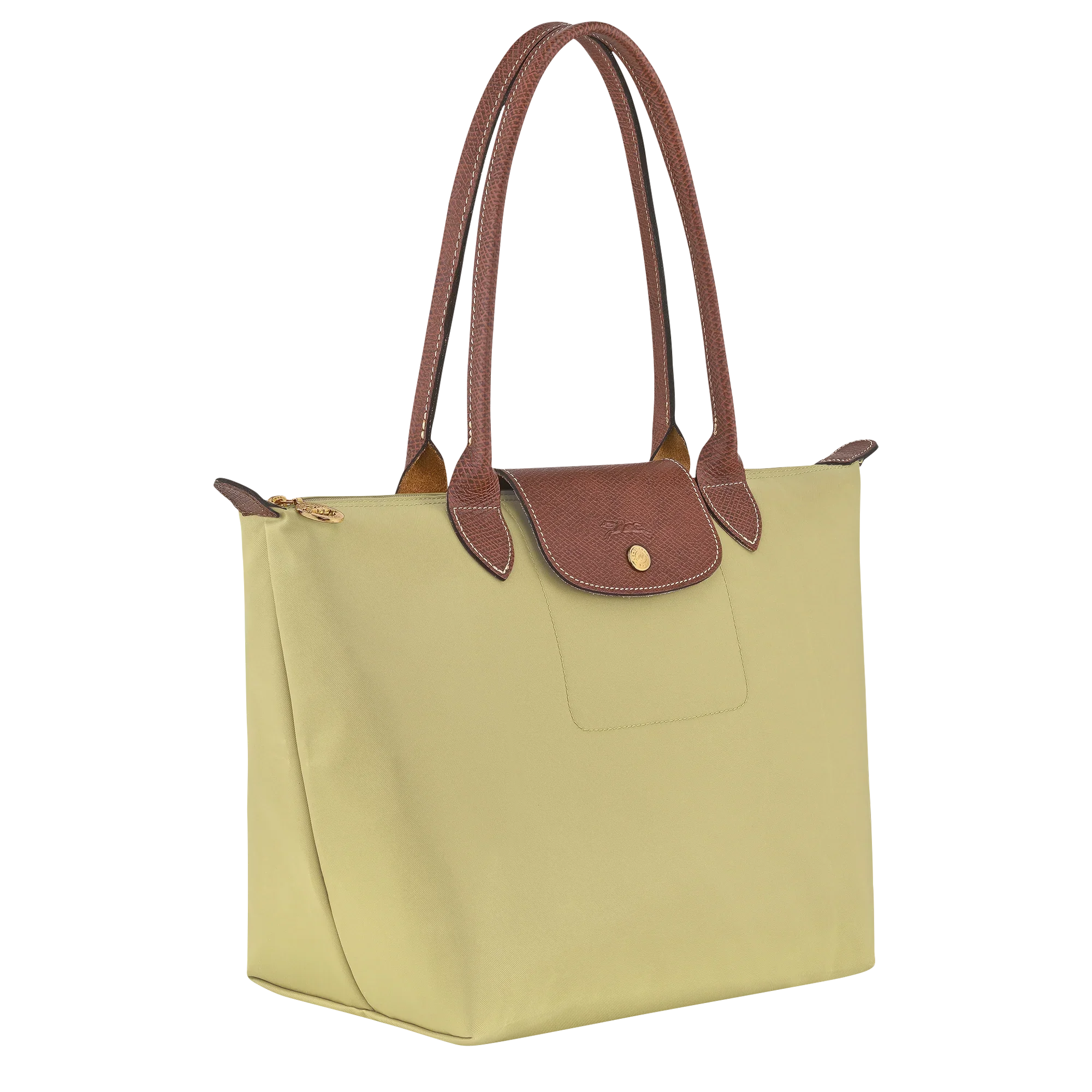 תיק יד לנשים בצבע בז' עם ידיות ועיטורים חומים, אופנה מותגי יוקרה CHOZEN קבוצת אלפא