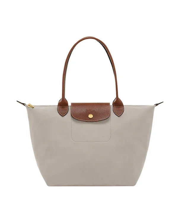 לונגשאמפ תיק כתף בינוני Le Pliage Original אפור בהיר - CHOZEN