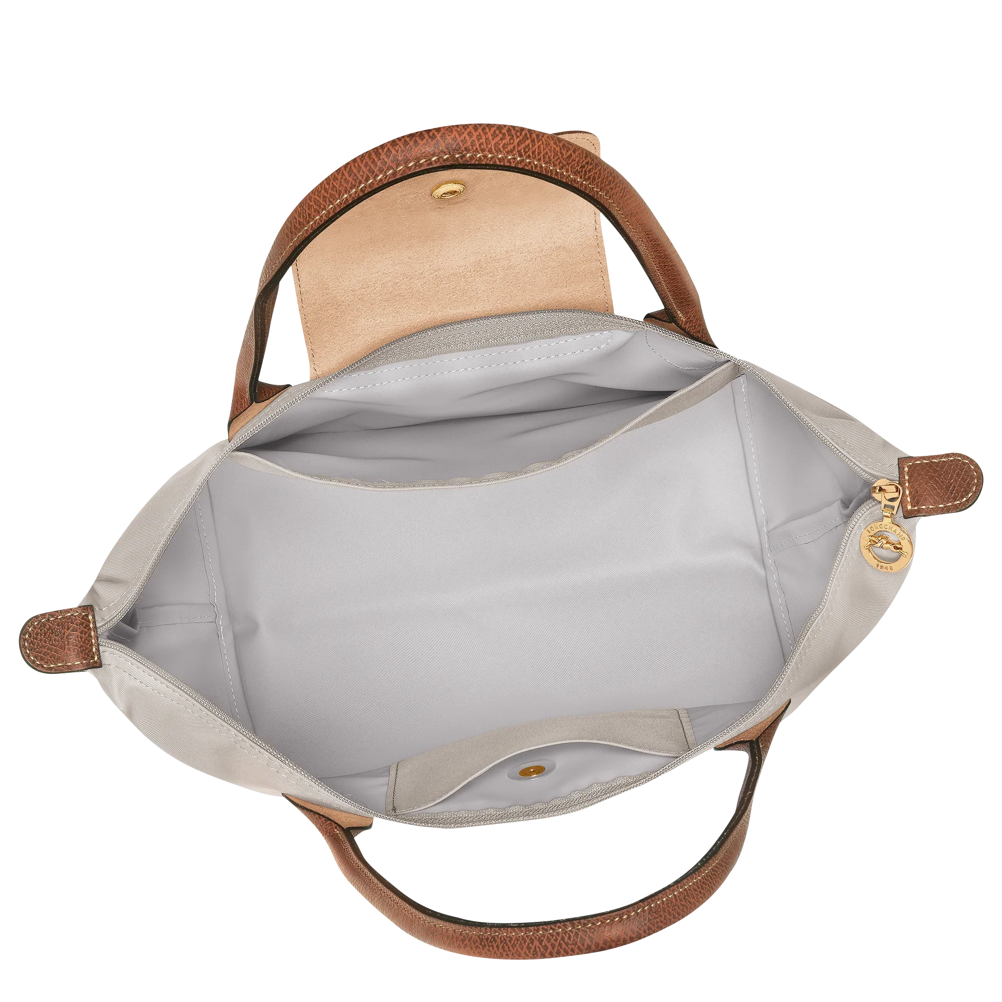 לונגשאמפ תיק כתף בינוני Le Pliage Original אפור בהיר - CHOZEN