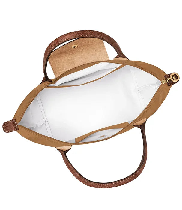 תיק יד חום לנשים עם רצועות עור, מבט פנימי, דגם יוקרתי באתר CHOZEN