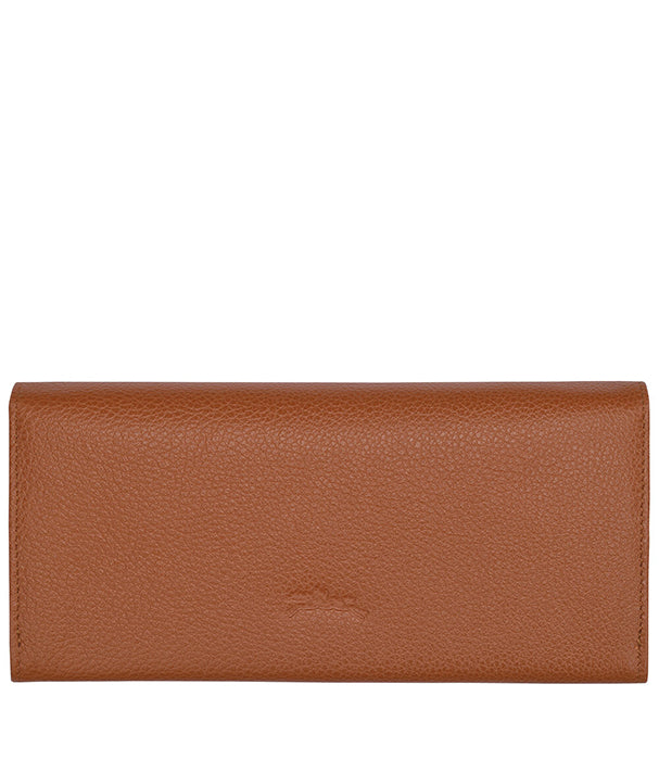 לונגשאמפ ארנק מעור Le Foulonné חום