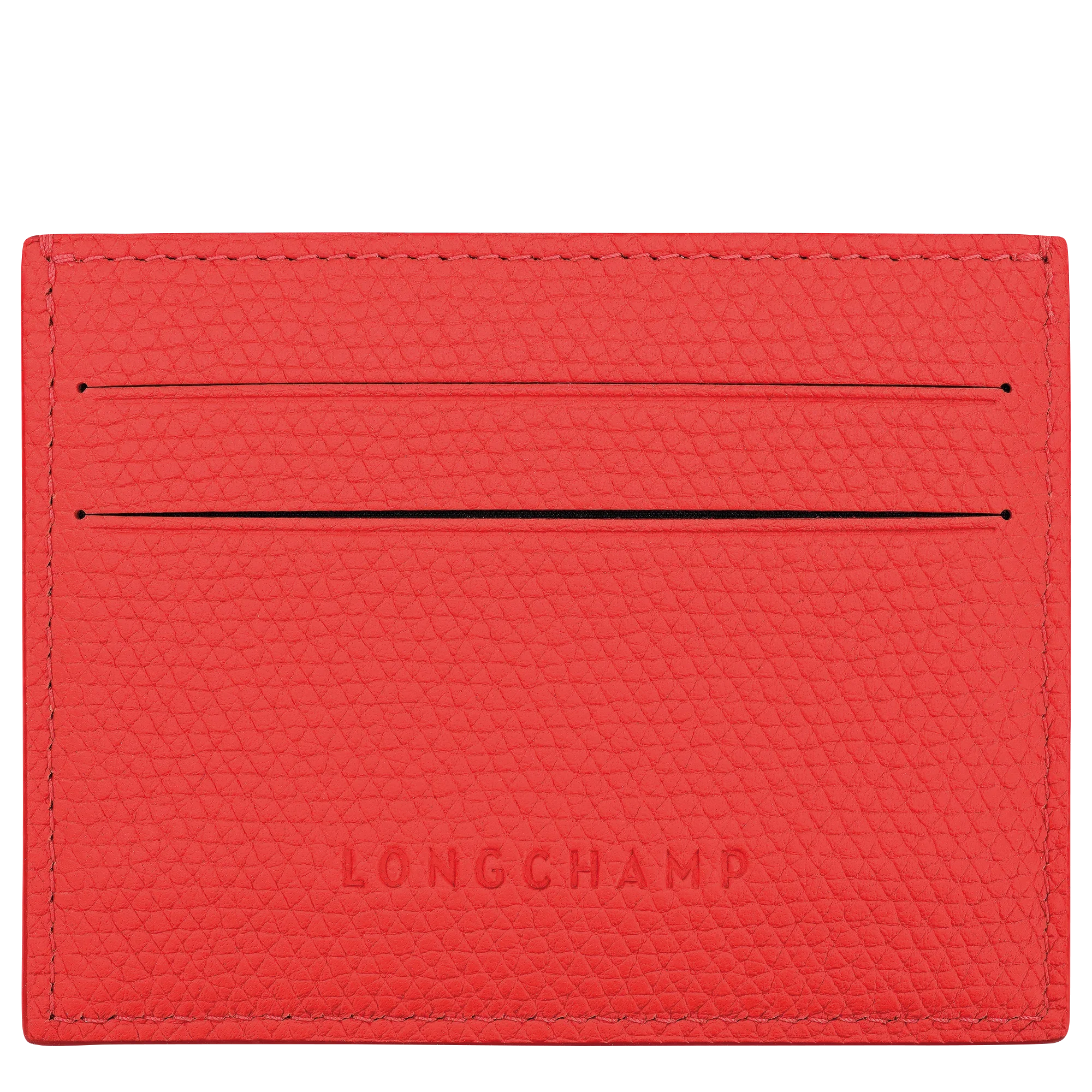 מחזיק כרטיסים עור אדום LONGCHAMP, מוצר יוקרה מהמותגים הבולטים ב-CHOZEN