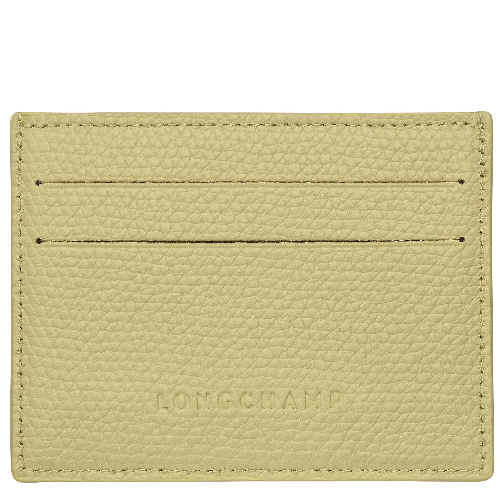 מחזיק כרטיסים עור בצבע בז' של LONGCHAMP, עיצוב יוקרתי מבית CHOZEN