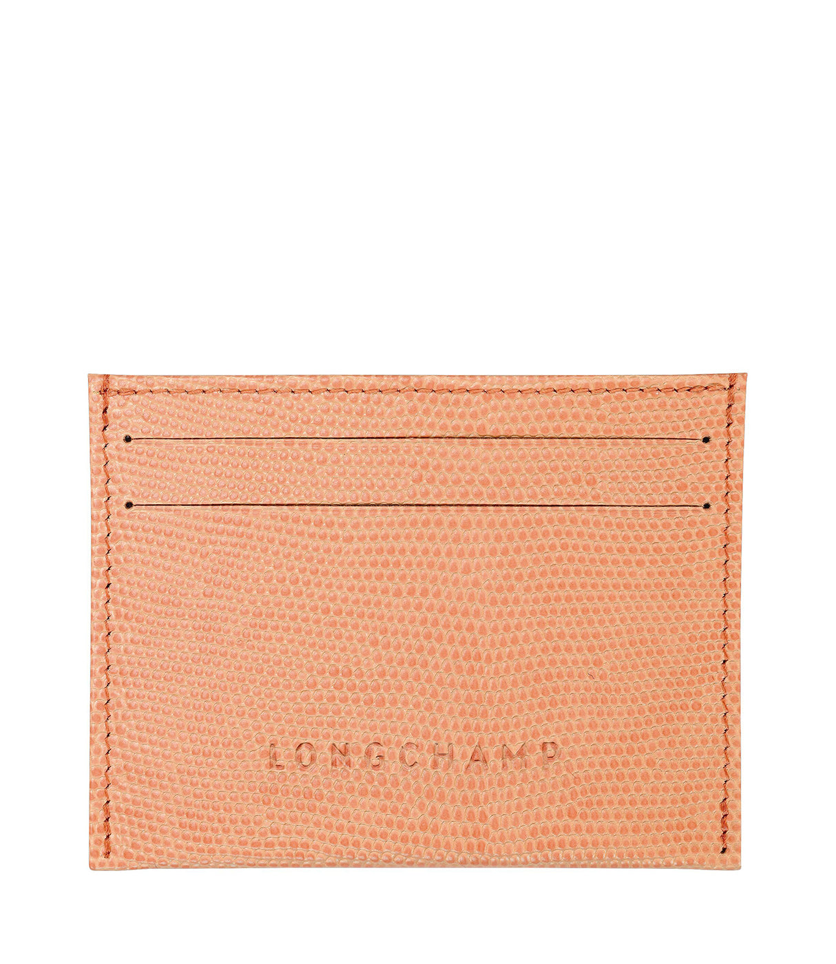 לונגשאמפ ארנק כרטיסים מעור כתום