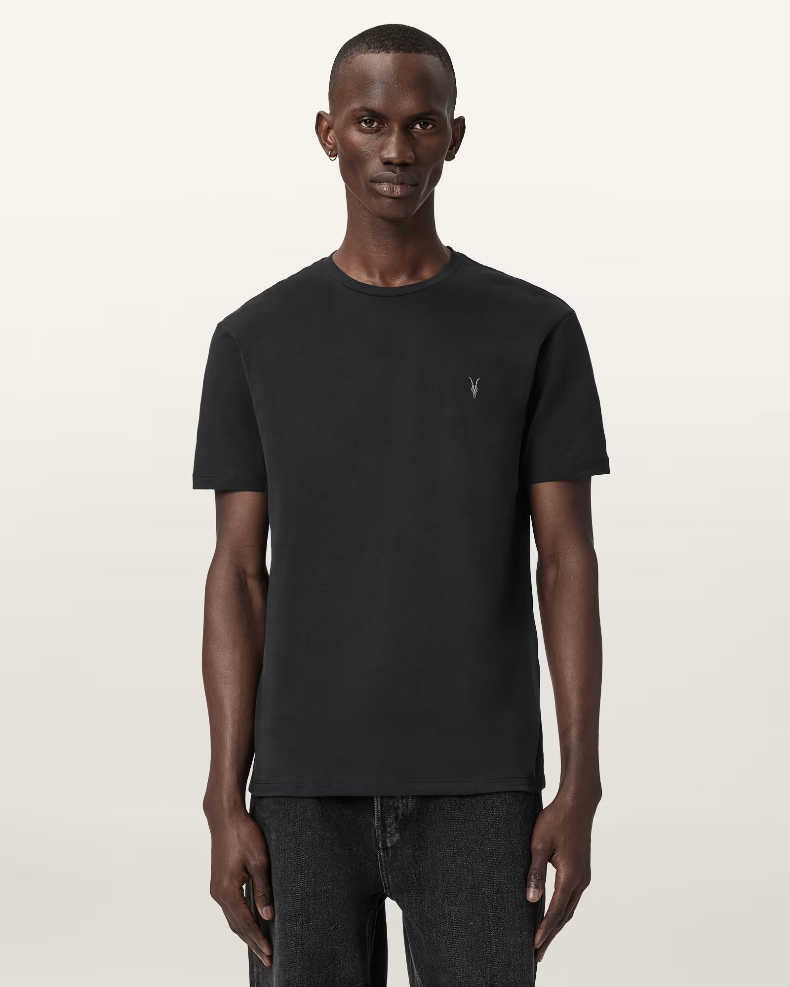 אול סיינטס מארז 3 טי-שירטים לוגו רקום TONIC SS CREW לגברים