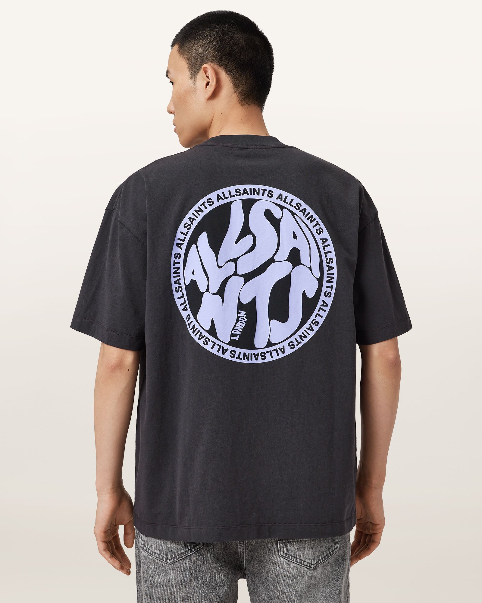 אול סיינטס טישרט DISTORTION SS CREW לגברים