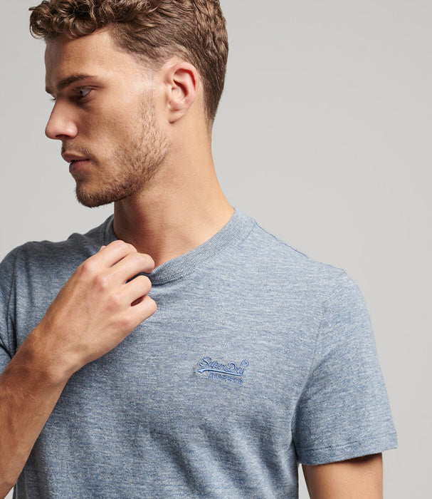 סופרדריי חולצת טי שירט לוגו לגברים