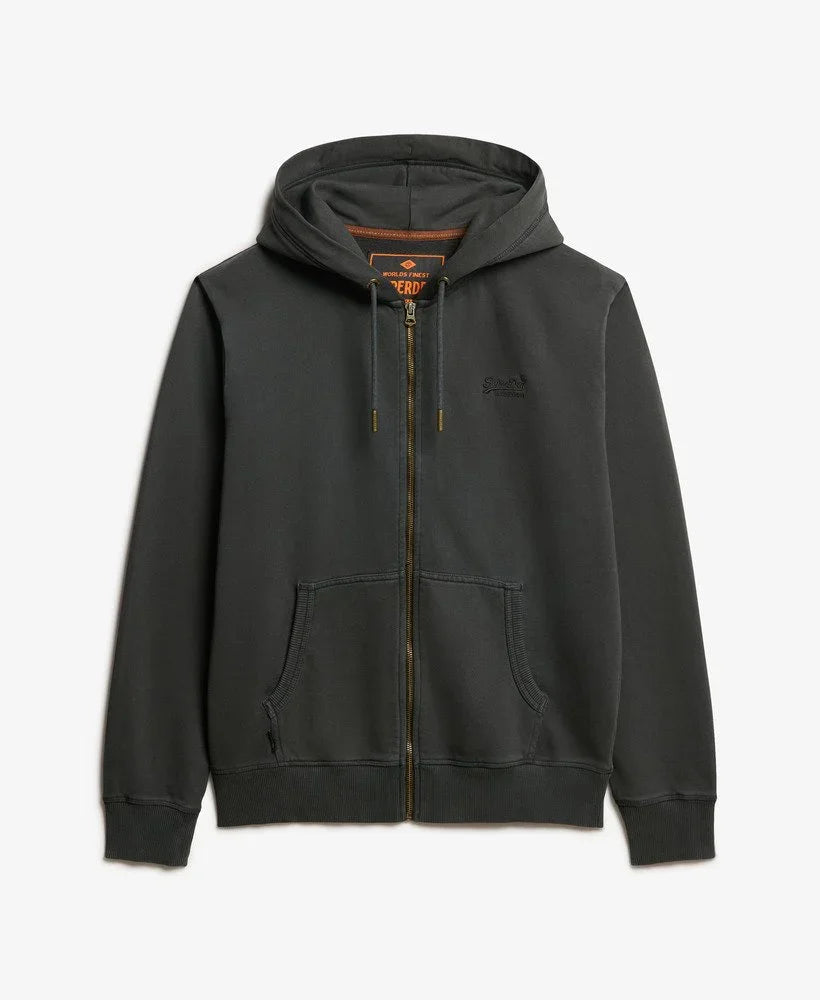 קפוצ׳ון רוכסן שחור, כיסים קדמיים, לוגו סופרדריי, מבית CHOZEN