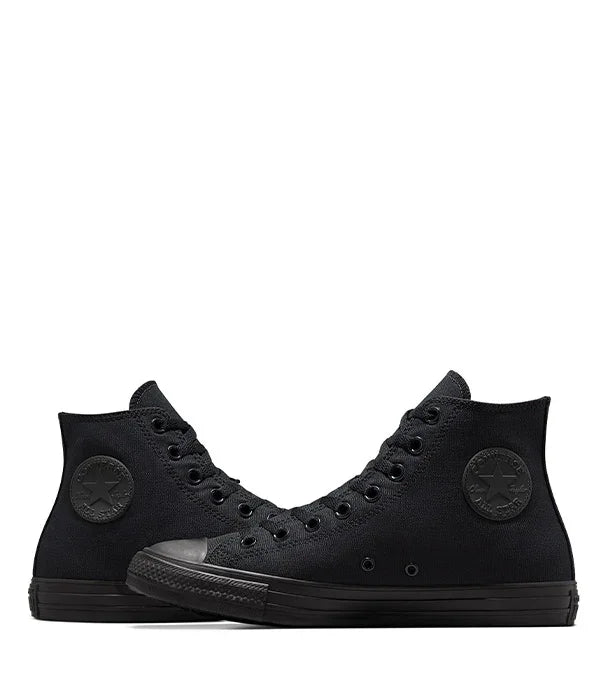 נעלי סניקרס גבוהות שחורות קלאסיות, סוליה שחורה, דגם HOMEPAGE META TITLE CHOZEN