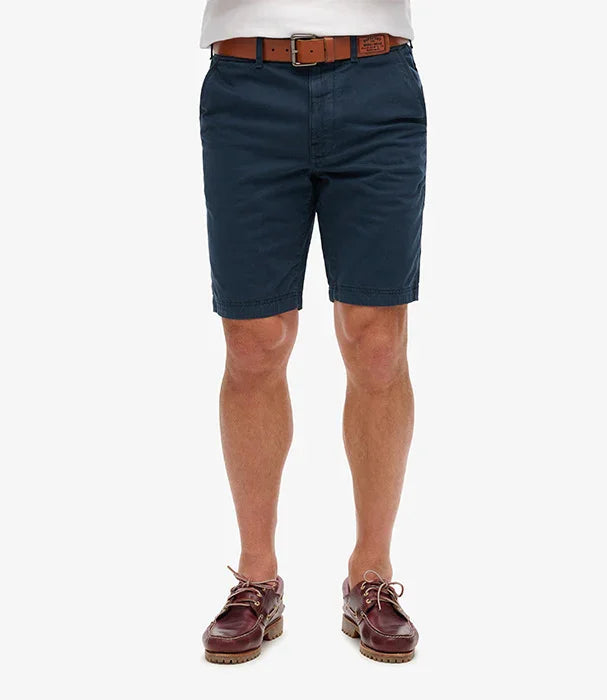 מכנסי ברמודה כחולים לגברים עם חגורה, אופנת קיץ CHOZEN, קבוצת אלפא