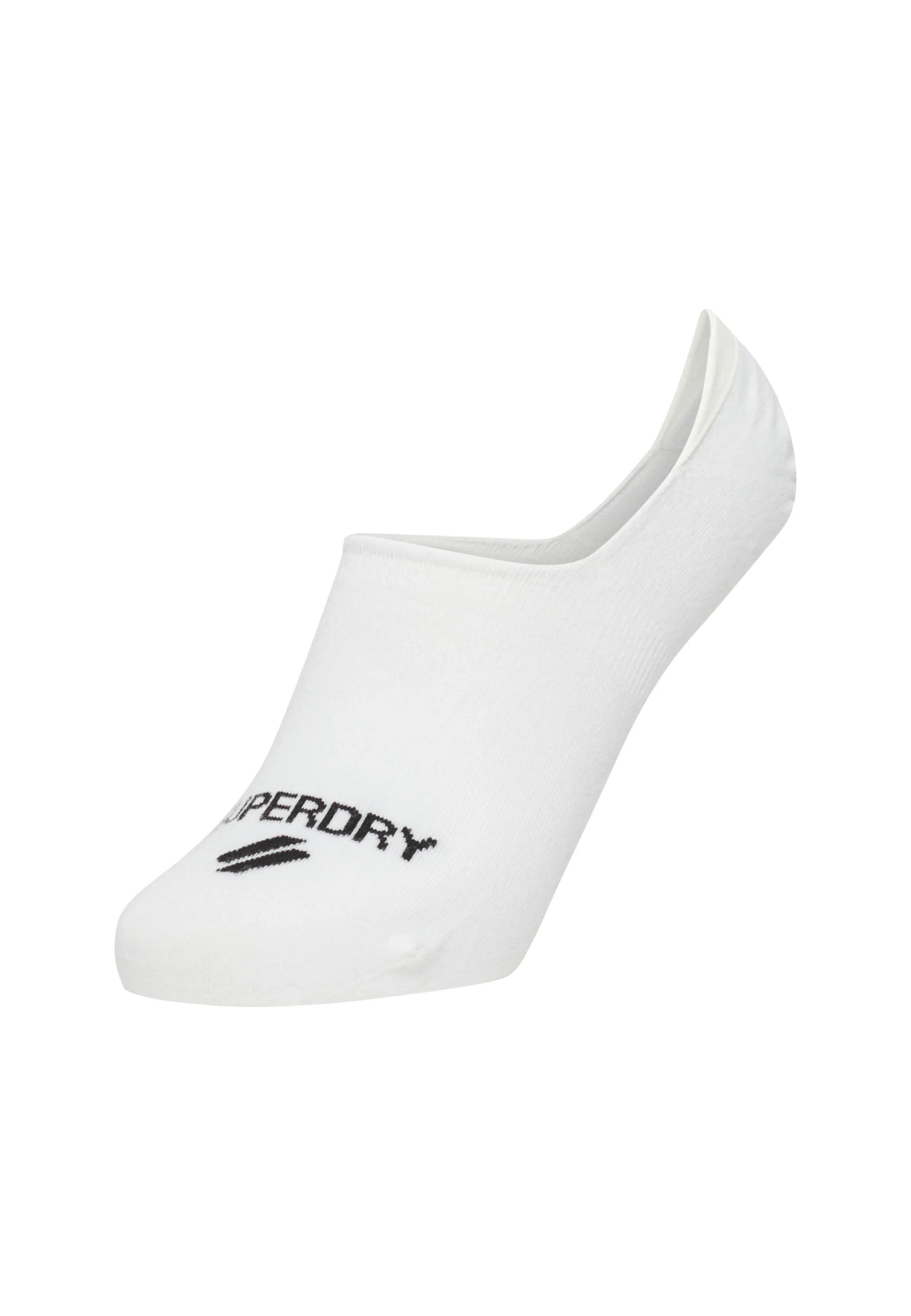 גרב סופרדריי קצרה לבנה עם לוגו שחור, מותגים מובילים ב-CHOZEN