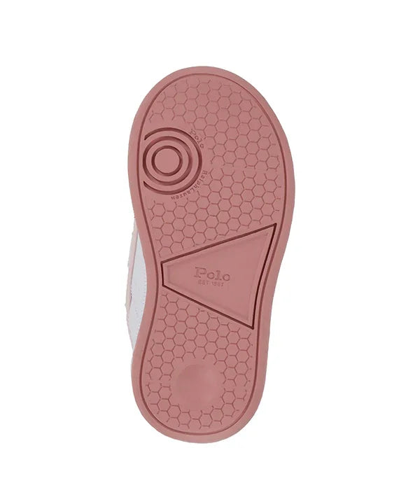 סוליה ורודה של נעל Polo עם דוגמת משושים ולוגו, מבית המותגים המובילים CHOZEN