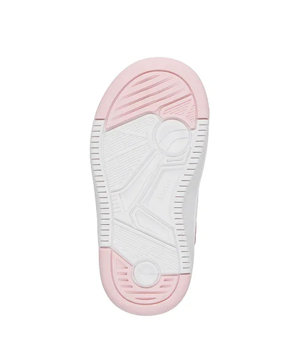 סוליית נעל ילדים בצבע לבן וורוד, עיצוב ייחודי, מותג CHOZEN
