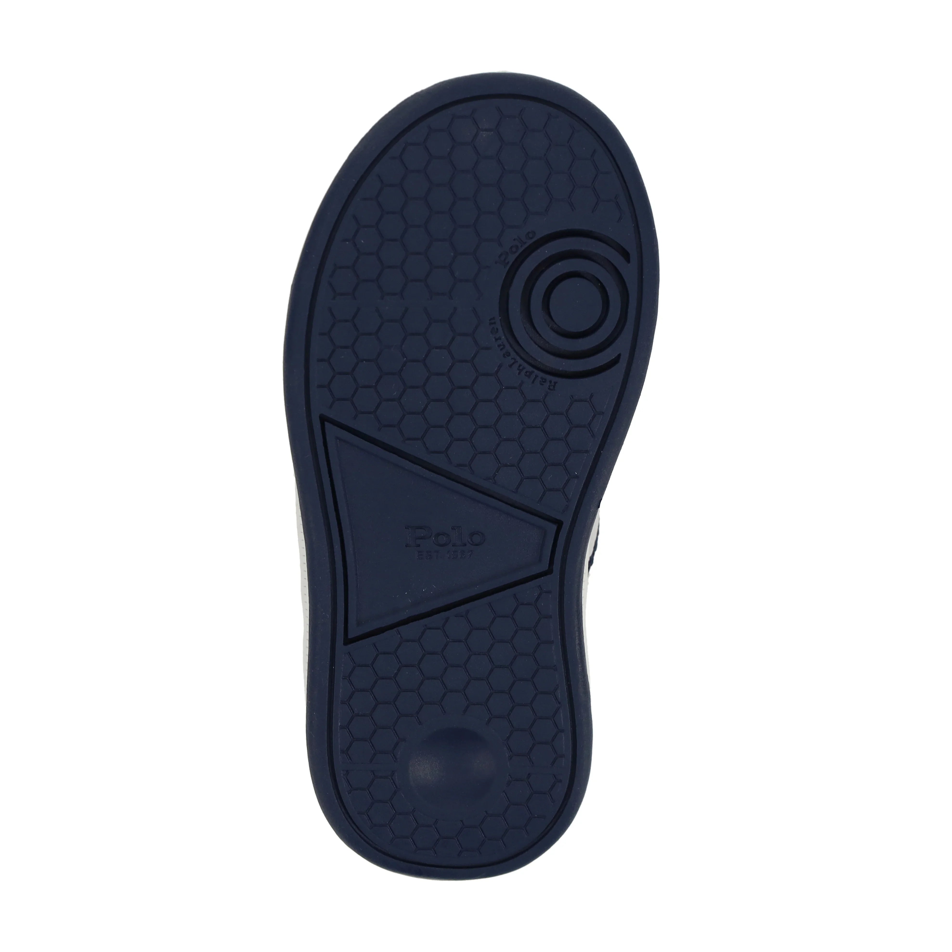 סוליית נעל Polo כחולה עם טקסטורה שישית, תצלום מבית CHOZEN, אלפא יבואן רשמי