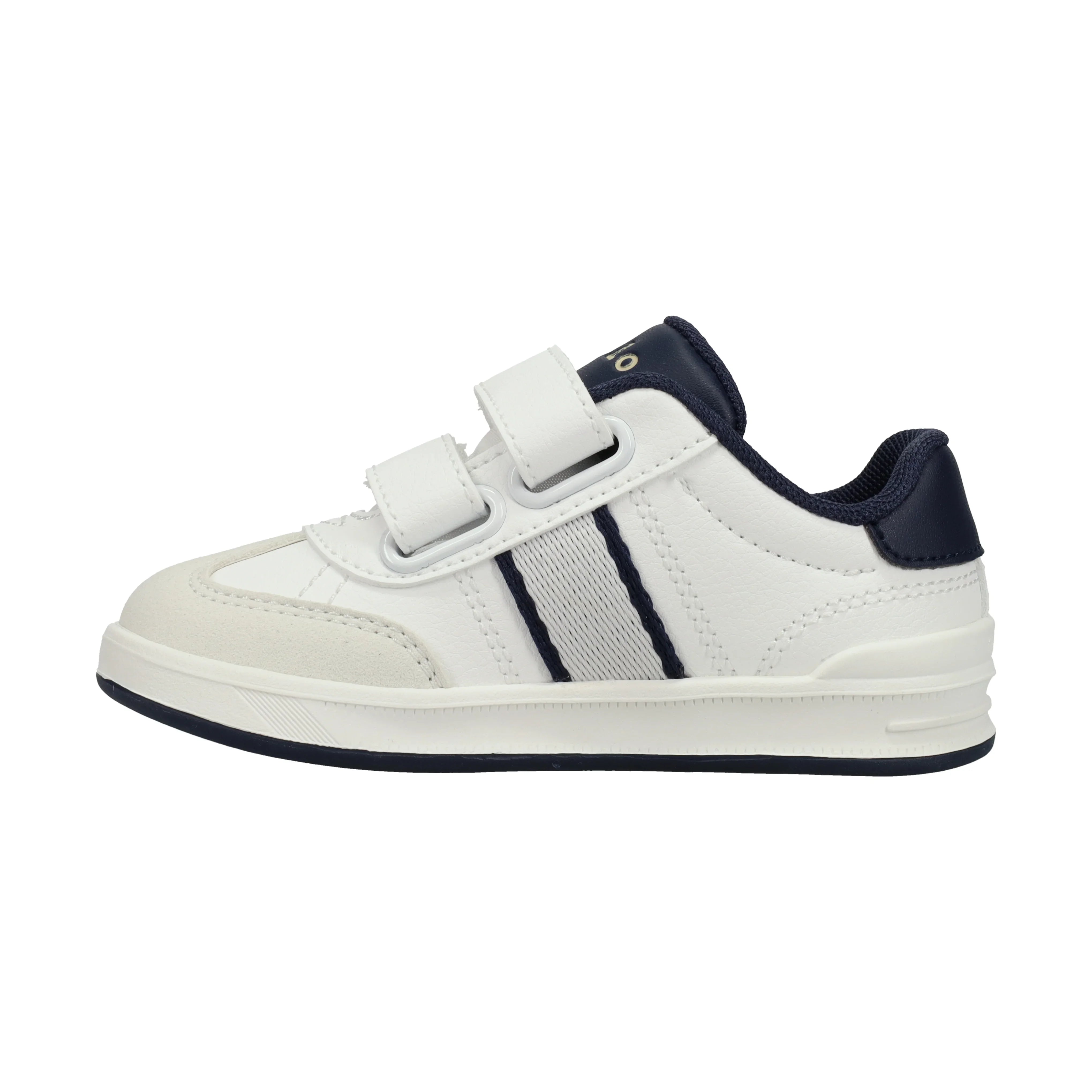 נעל ספורט ילדים לבנה עם סקוץ' ודיטיילים כחולים, CHOZEN מותגים מובילים