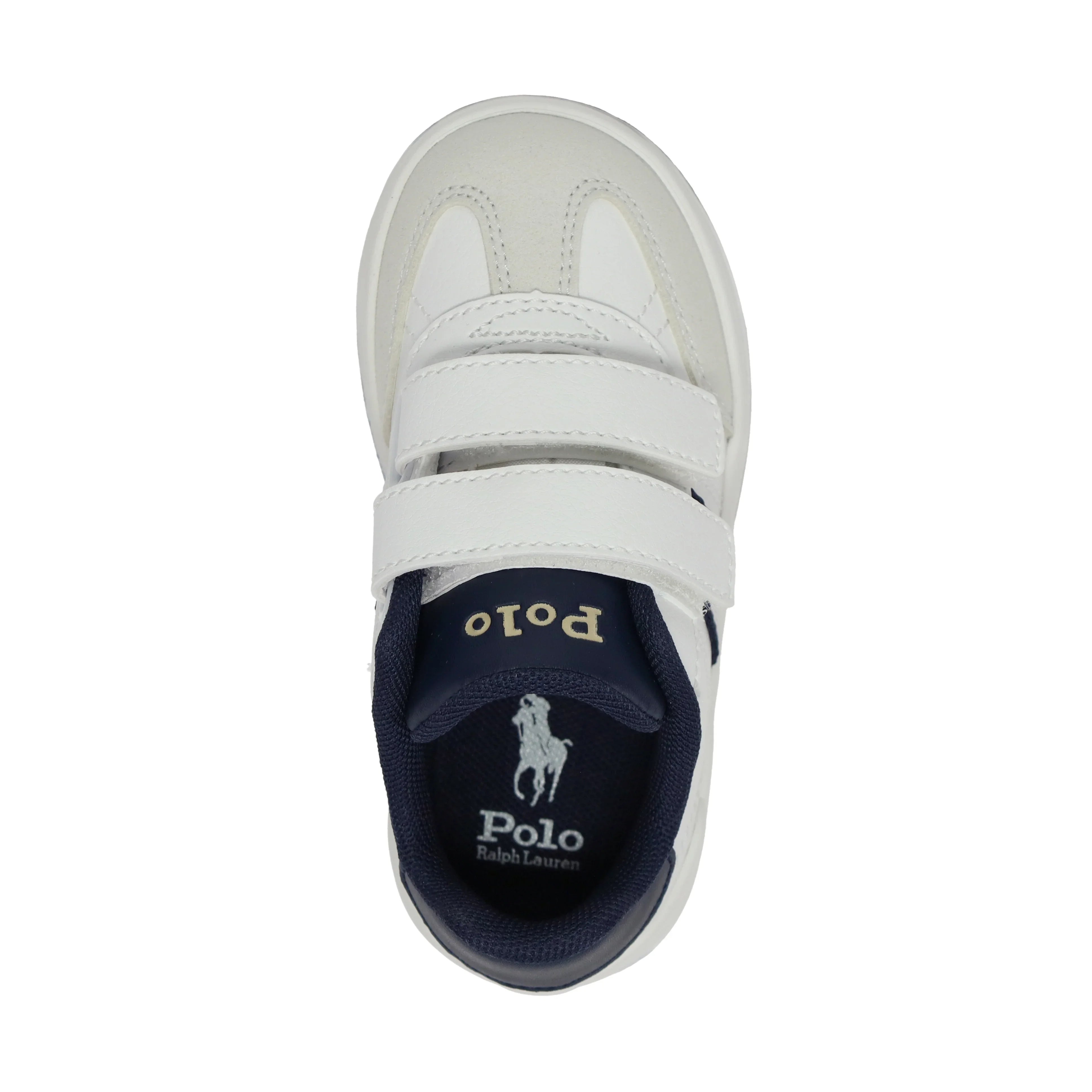 נעל ילדים לבנה עם סקוצ'ים Polo Ralph Lauren, מותג בינלאומי ב-CHOZEN