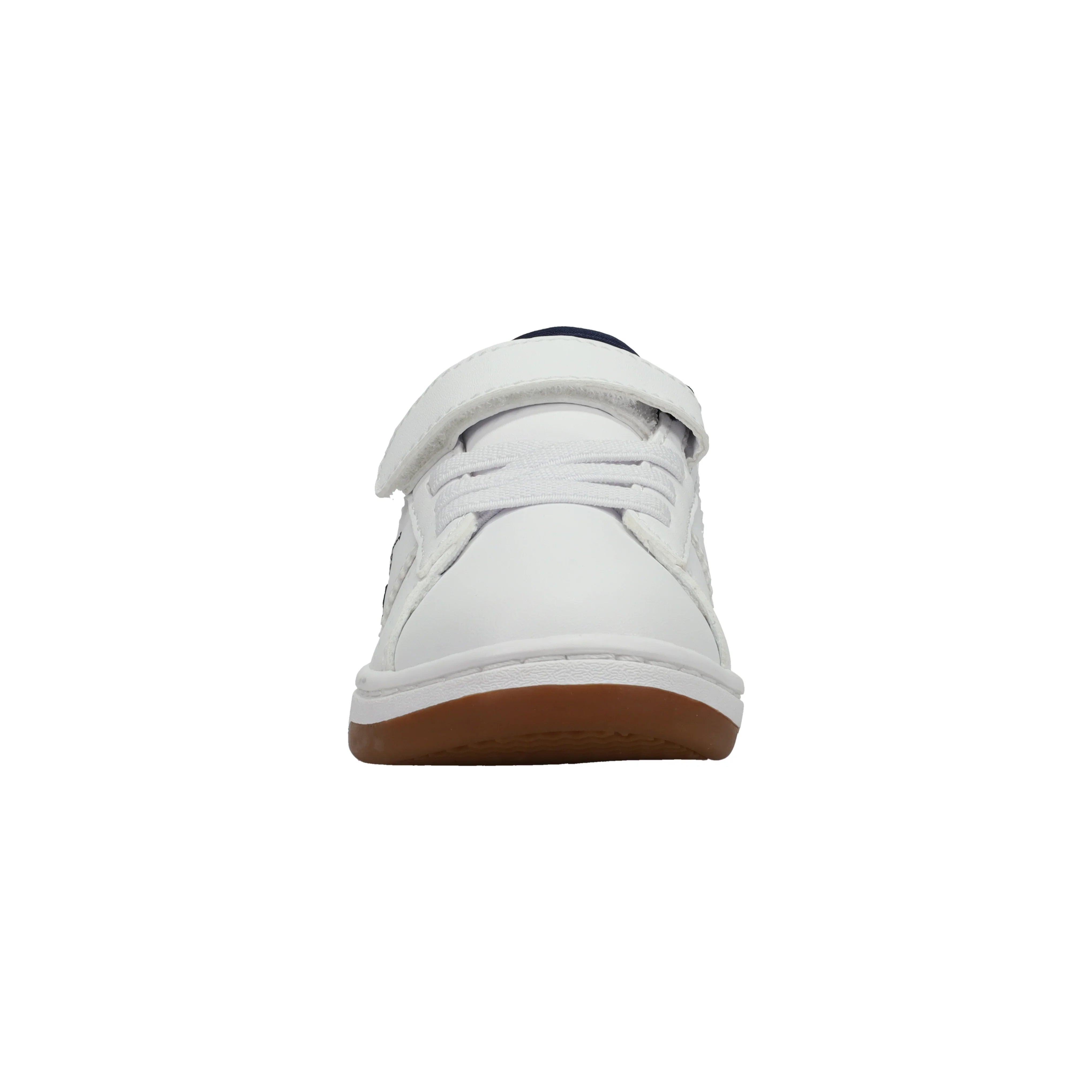 נעל סניקרס לבנה עם שרוכים וסקוצ' לגברים, סוליה חומה, מבית CHOZEN