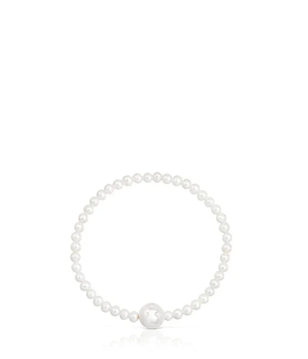 צמיד פנינים אלגנטי בעיצוב מינימליסטי, מבית מותג יוקרה באתר CHOZEN