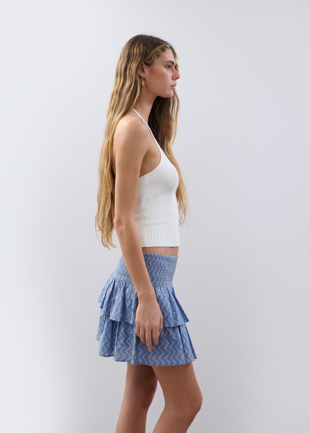 בראוני חצאית מיני לנשים