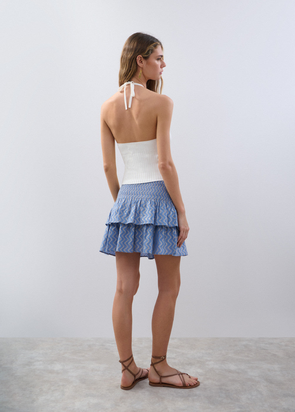 בראוני חצאית מיני לנשים