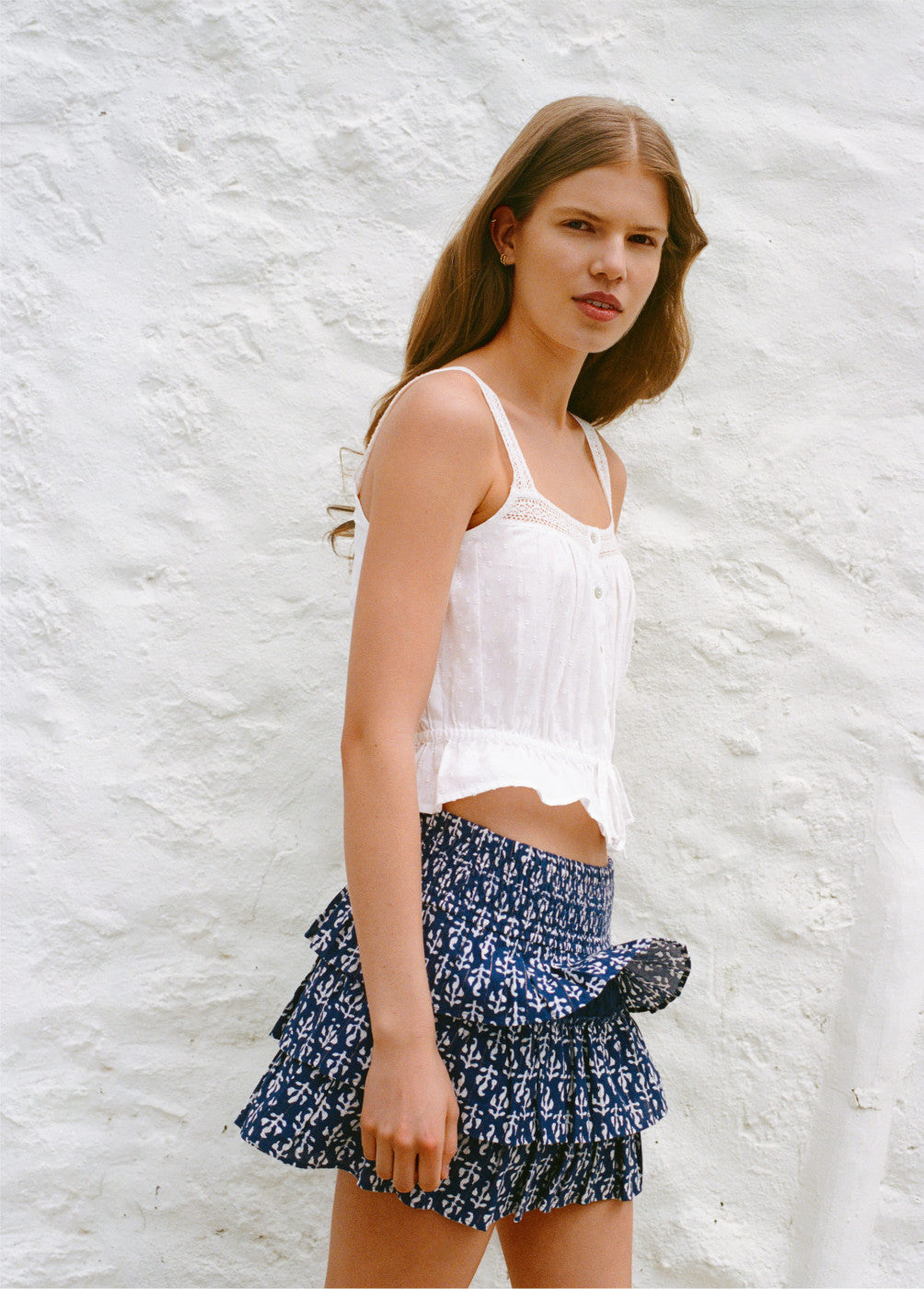 בראוני חצאית מיני לנשים