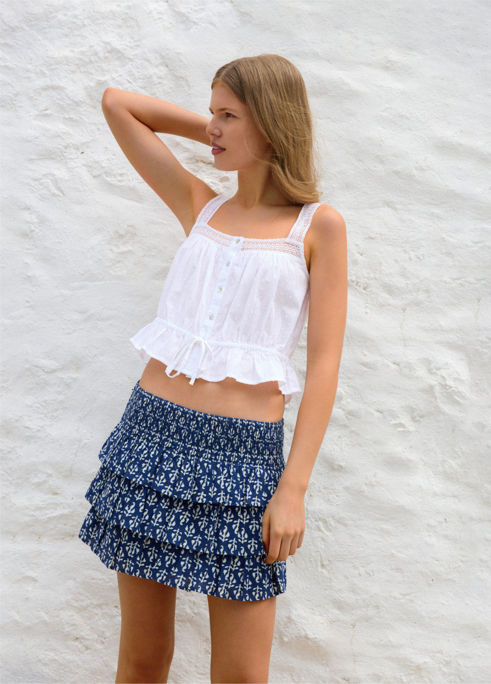 בראוני חצאית מיני לנשים