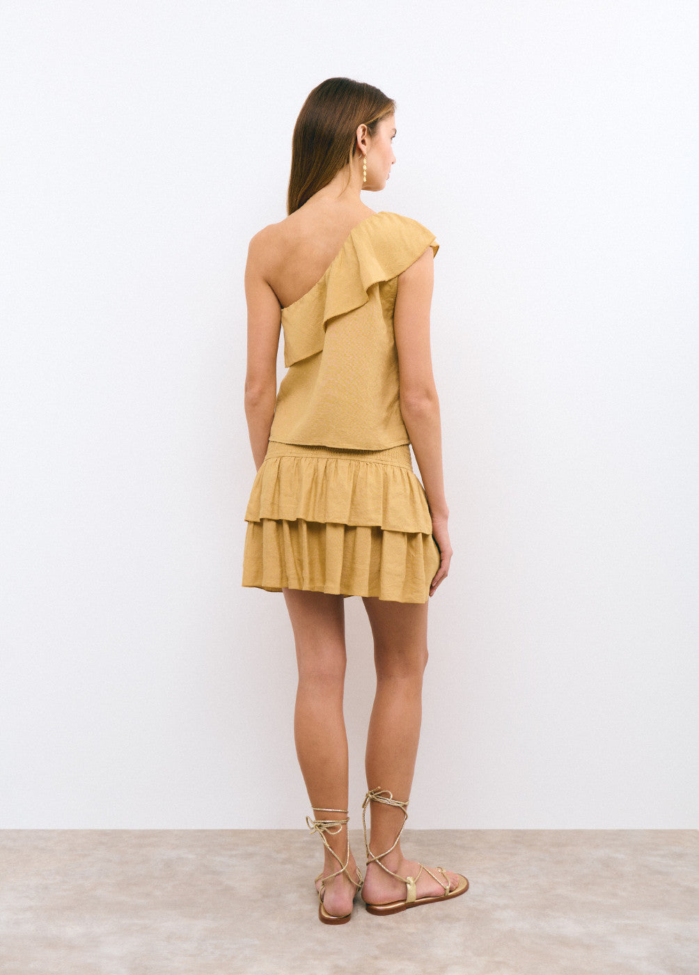 בראוני חצאית מיני לנשים