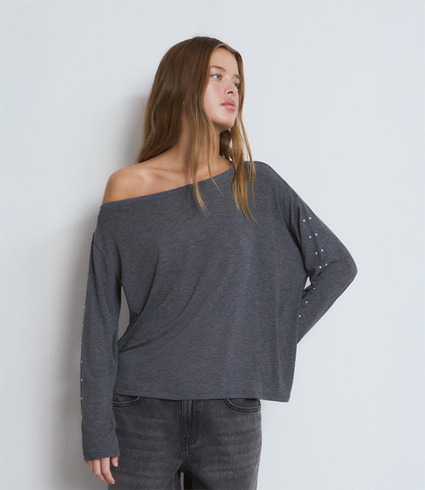 בראוני חולצה ארוכה לנשים