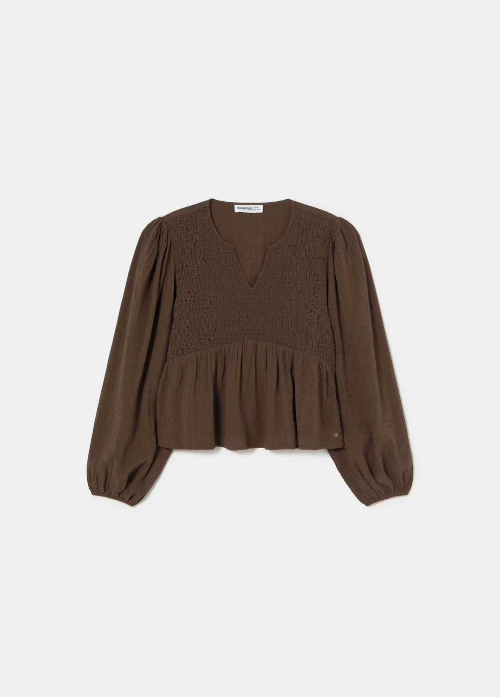 בראוני חולצה ארוכה לנשים