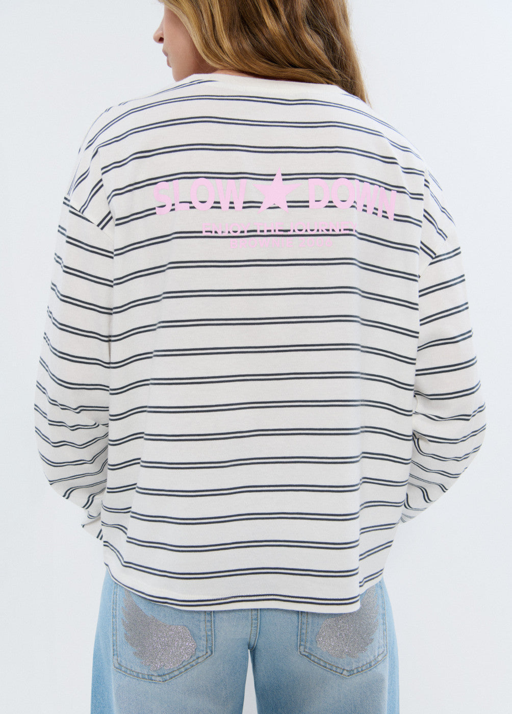 בראוני חולצה ארוכה לנשים