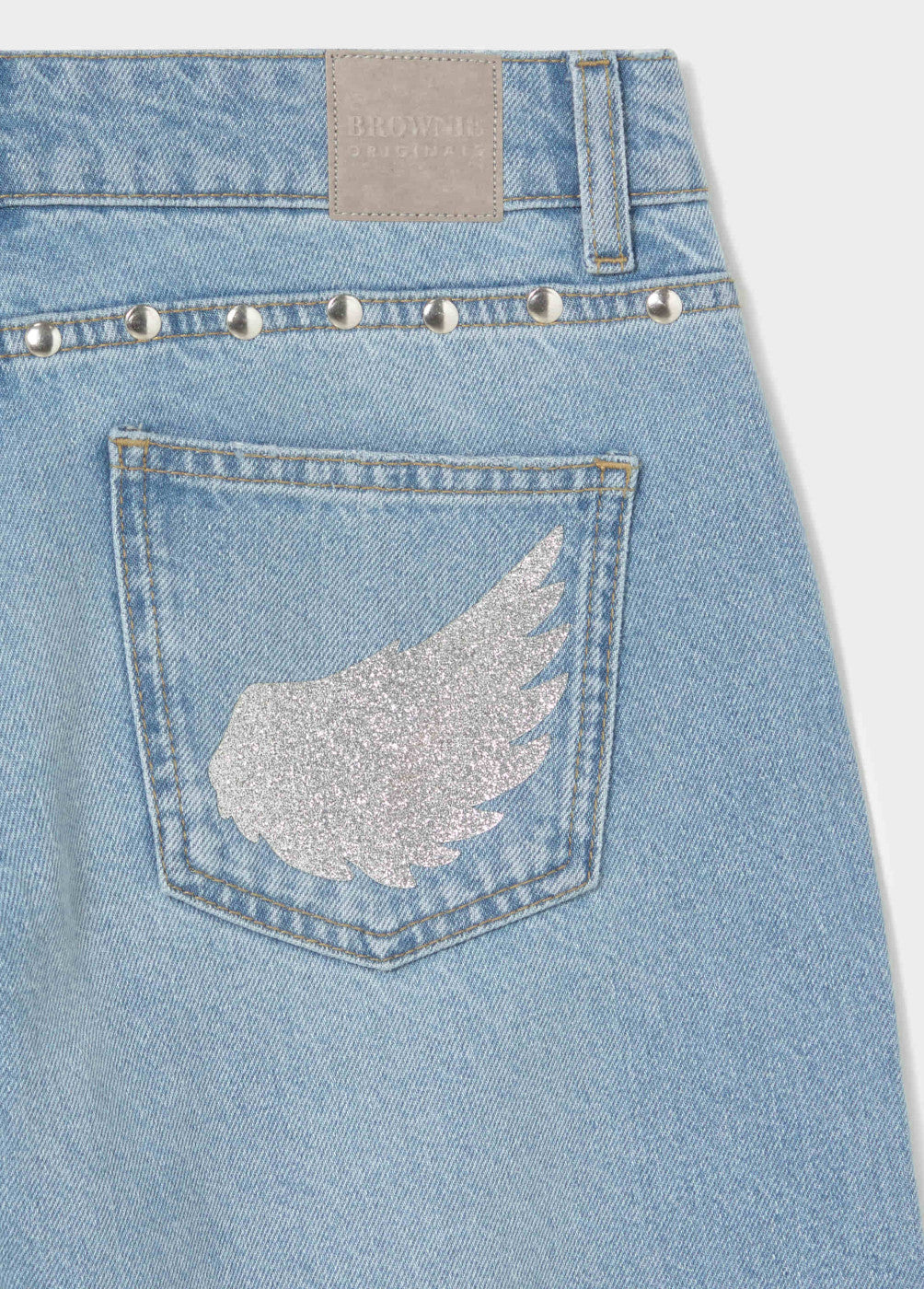 בראוני ג'ינס בגזרה נמוכה לנשים