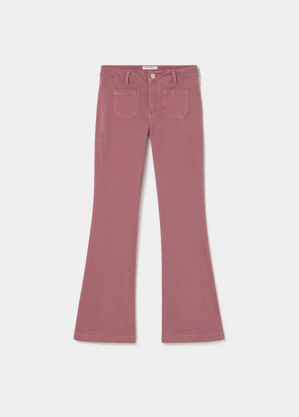 מכנסי נשים ורודים בגזרה מתרחבת, מבית CHOZEN, אופנה עדכנית, קבוצת אלפא