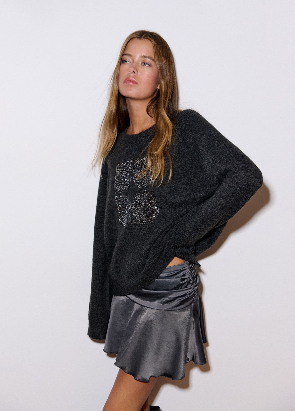 בראוני חצאית מיני לנשים