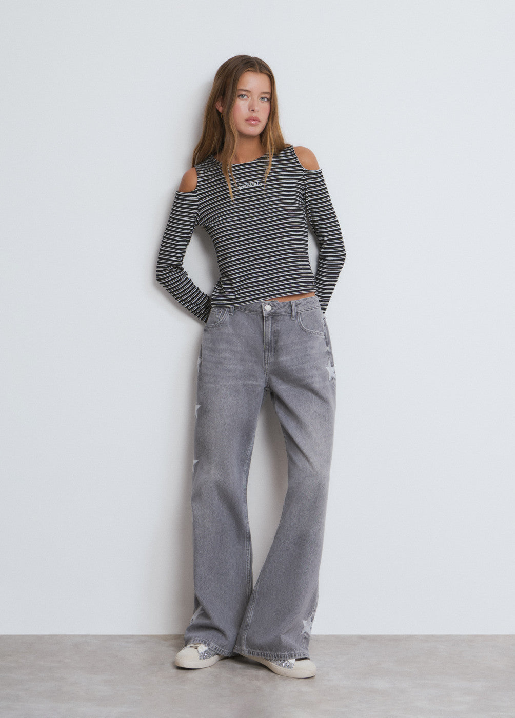 בראוני חולצה ארוכה לנשים