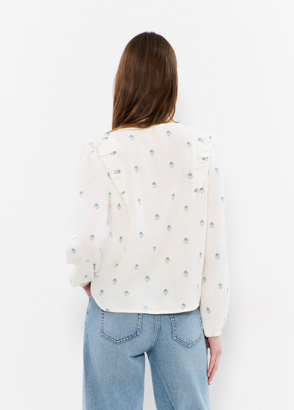 בראוני חולצה ארוכה לנשים