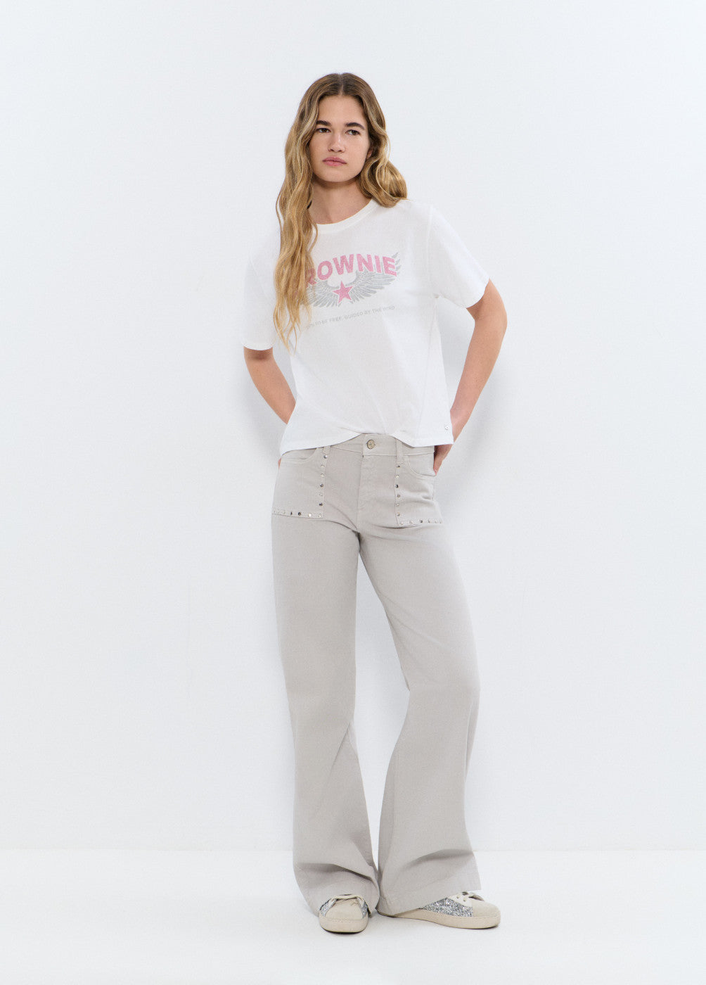 בראוני מכנסיים ארוכים לנשים