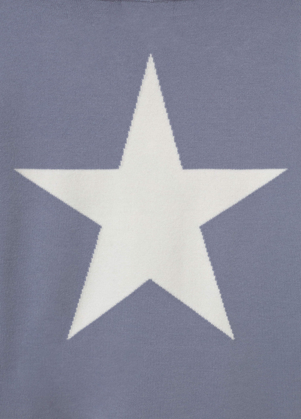 סוודר סגול עם כוכב לבן, בגדי אופנה לנשים