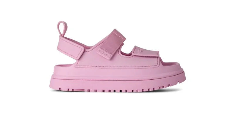 סנדל ורוד לילדים עם סוליה עבה ורצועות סקוץ' עמיד, אופנתי ונוח