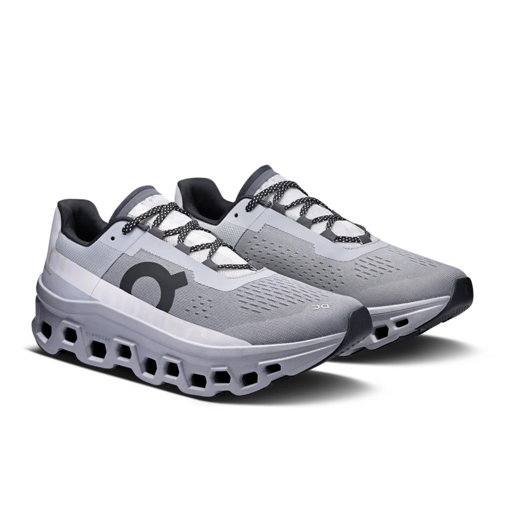 נעלי ספורט אפור כסוף ON Cloudmonster לגברים, דגם חדש מהמותגים המובילים ב-CHOZEN