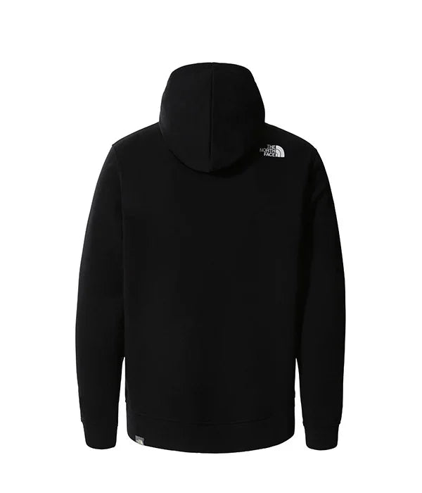 קפוצ'ון שחור The North Face, גב החולצה, מוצר מותג אופנה בינלאומי ב-CHOZEN