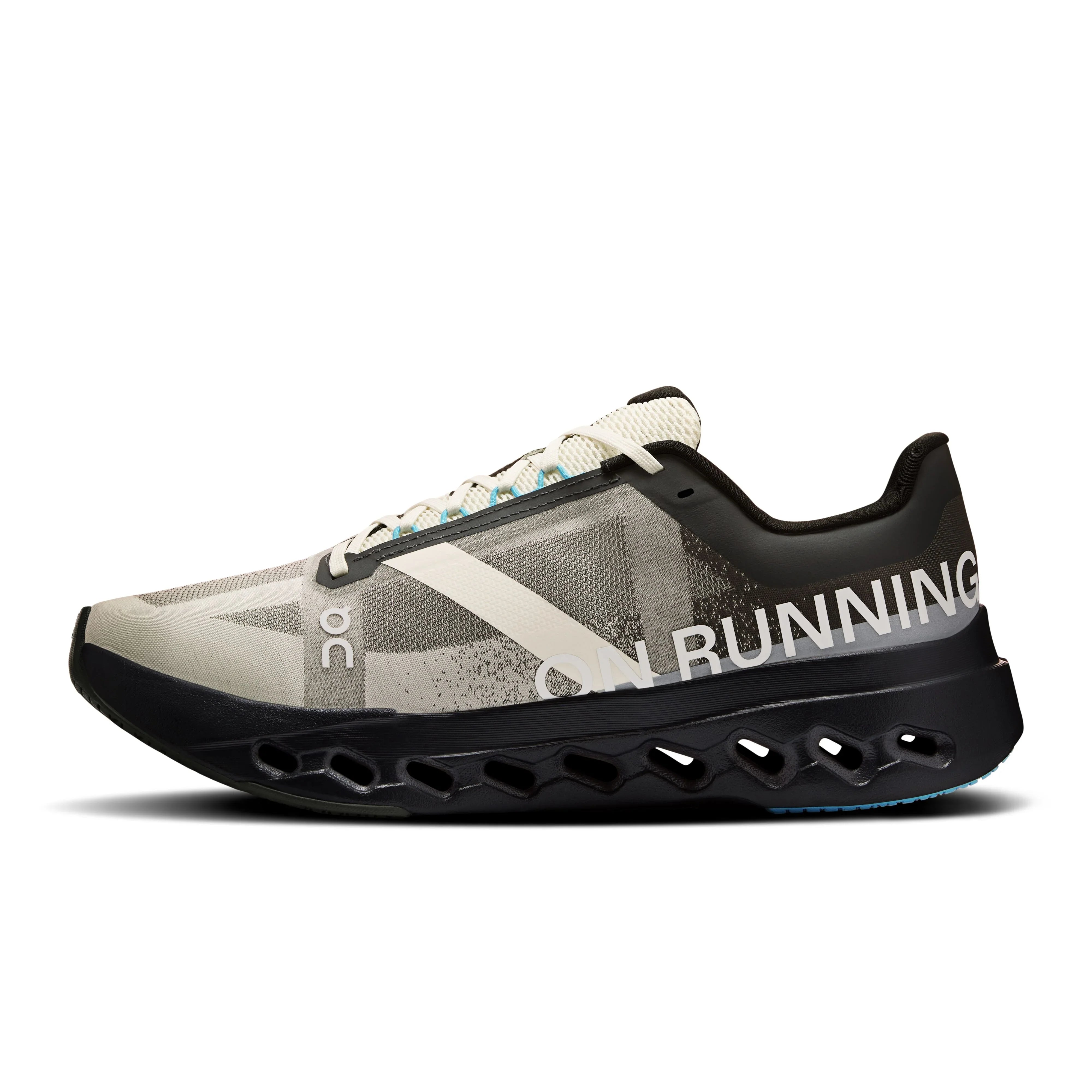 נעל ON RUNNING Cloudsurfer Next בצבע שחור ואפור, דגם ספורט יוקרתי של מותג על ב-CHOZEN