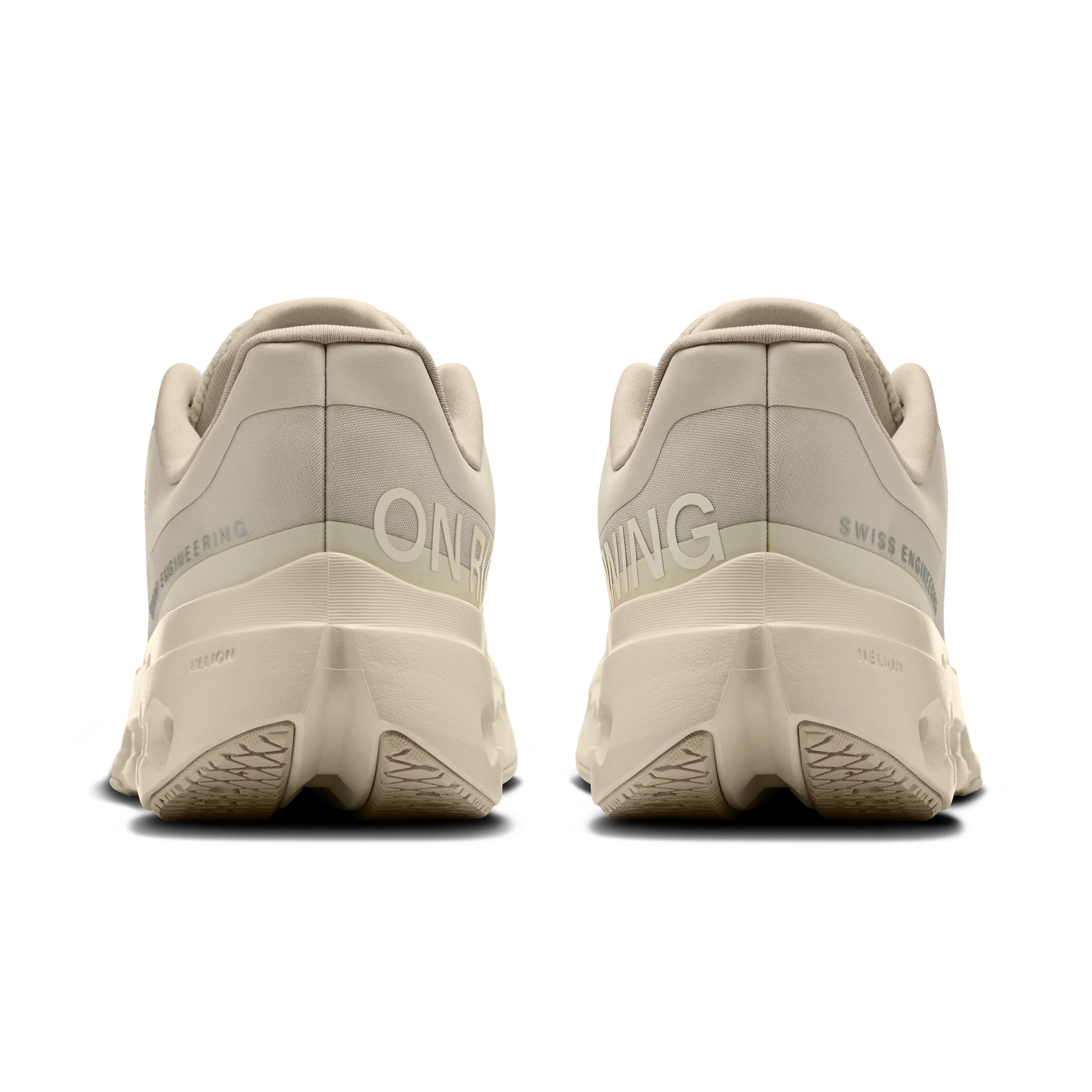 נעלי סניקרס On Running בצבע בז' על רקע לבן, מותג יוקרתי מיבואן רשמי CHOZEN