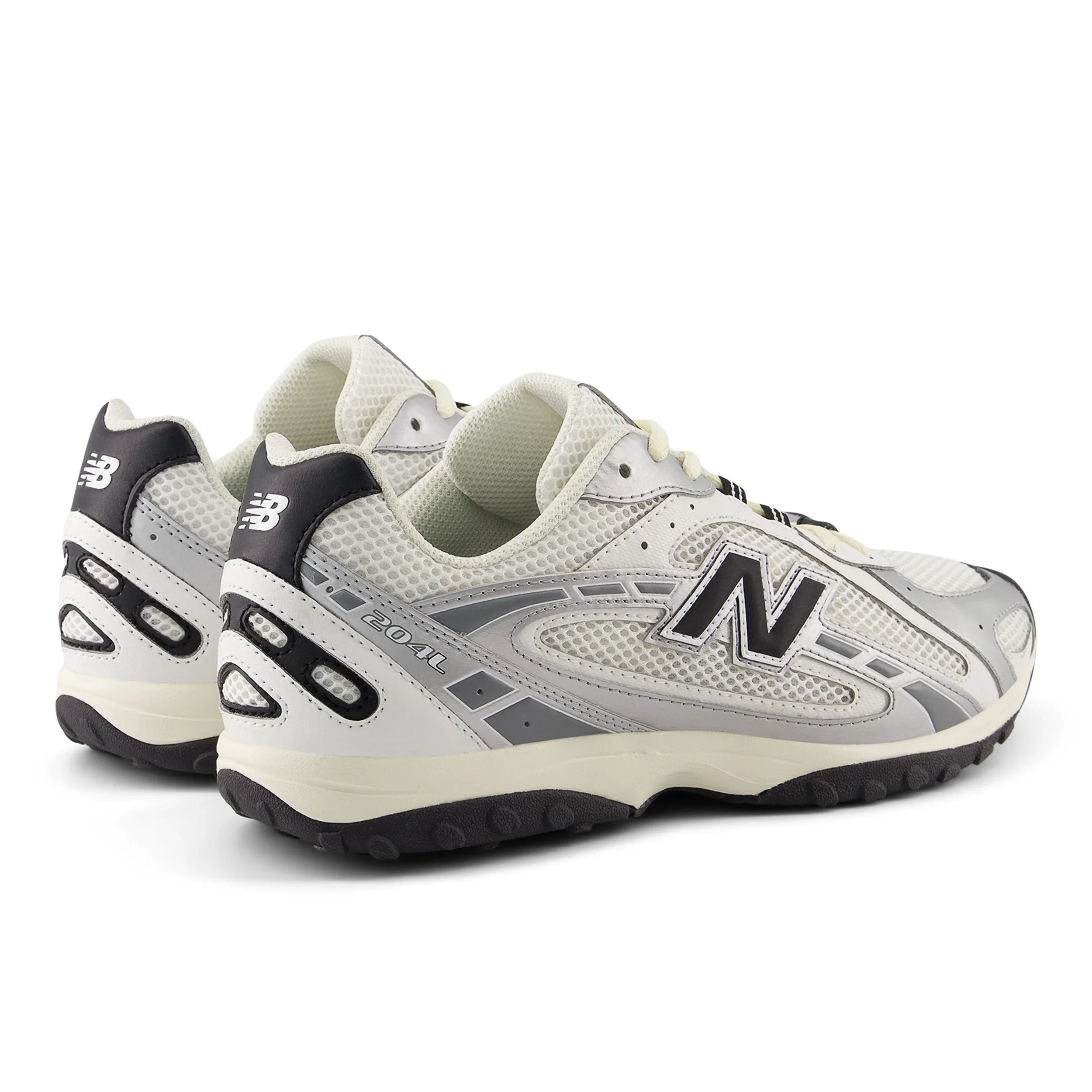 נעלי ניו באלאנס 204L לבנות עם סוליה שחורה, דגם ספורט אופנתי ב-CHOZEN