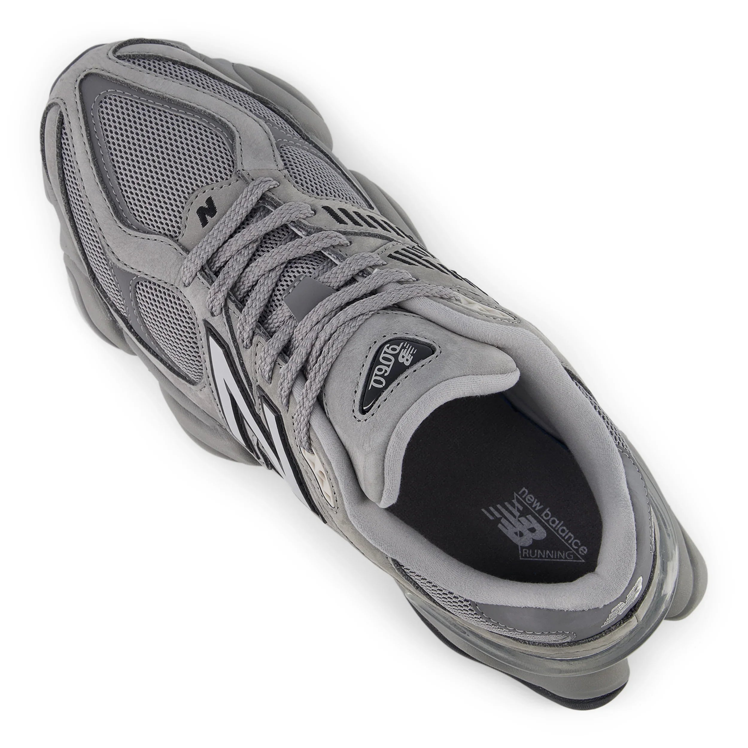 נעל New Balance U9060ZGB אפורה לגברים, רשת וסוליה עבה, מותג מוביל ב-CHOZEN