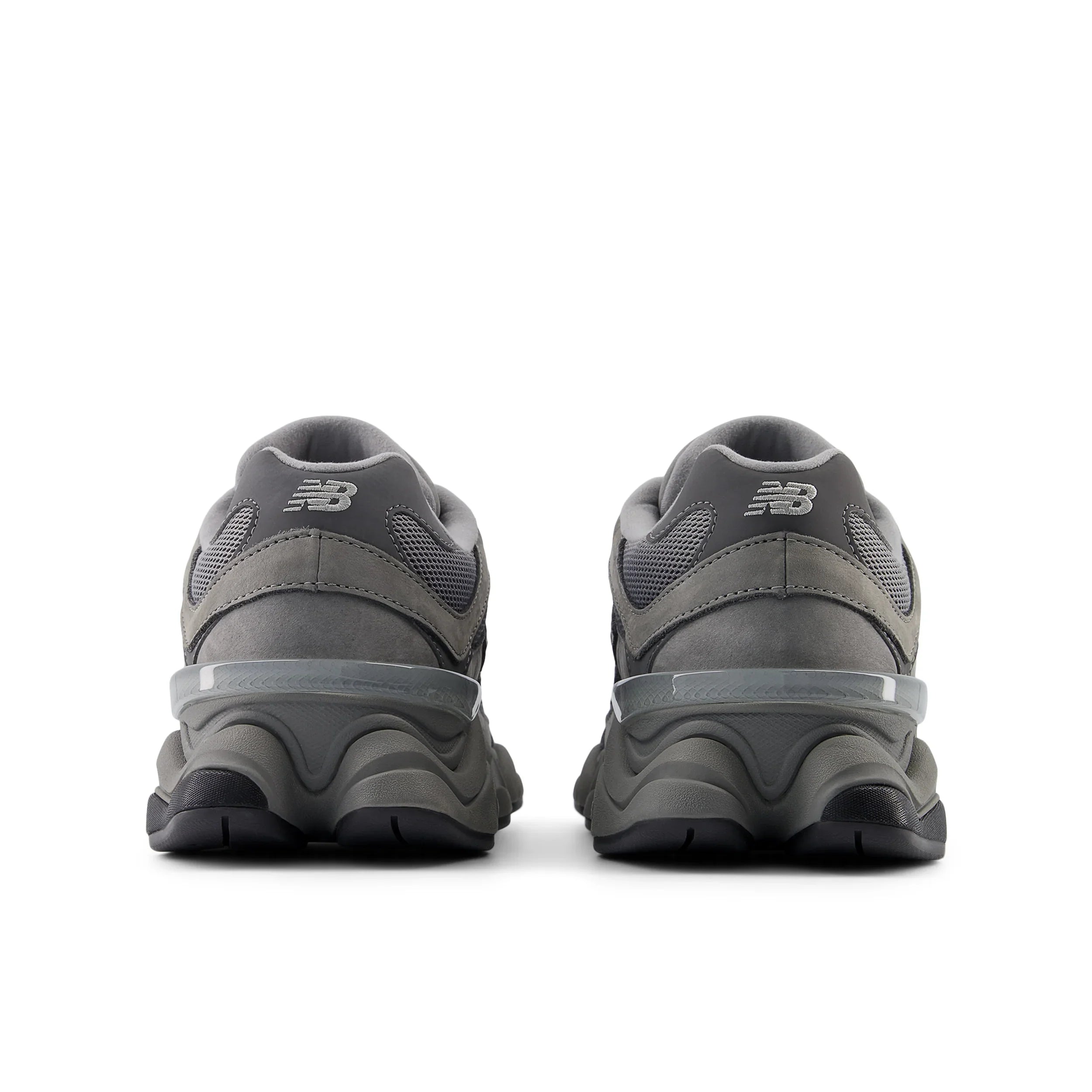 סניקרס ניו באלאנס אפור כהה מבט אחורי, דגם U9060ZGB, נעלי מותגים CHOZEN