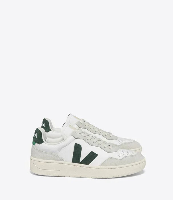 סניקרס לבנות עם סמל V ירוק, נעלי מותגים CHOZEN מבית קבוצת אלפא