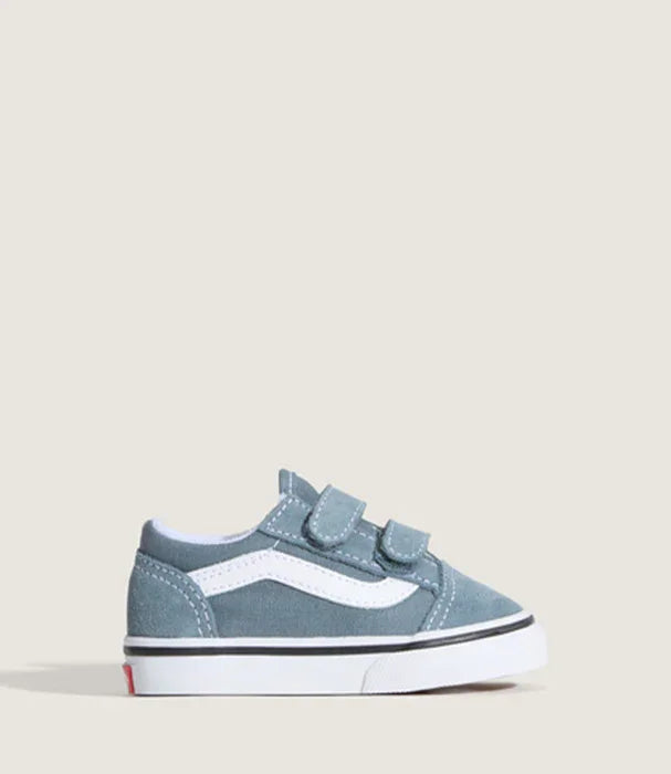 נעל סניקרס תינוקות ונאס אפורה עם סוליה לבנה ורצועות סקוץ', בחנות CHOZEN