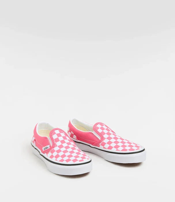 נעלי ואנס סליפ און משובצות ורוד-לבן, נעלי מותג CHOZEN ביבוא קבוצת אלפא