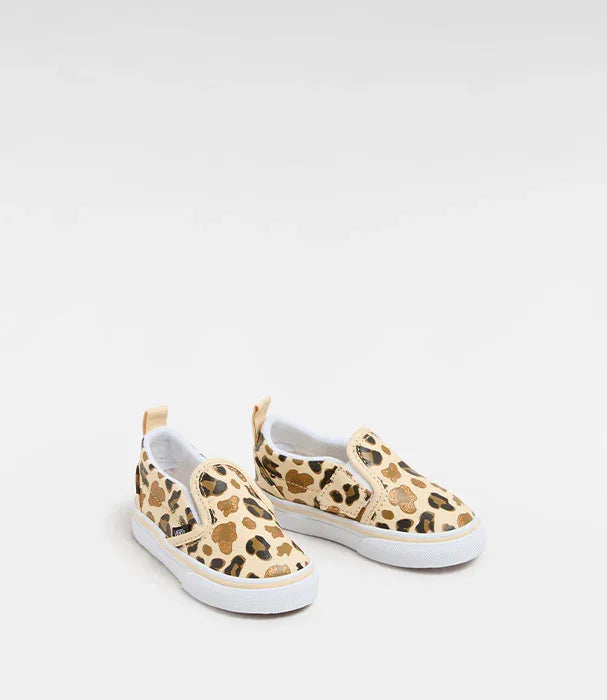 נעלי ילדים ונאנס הדפס מנומר על רקע לבן, קולקציית מותגים CHOZEN